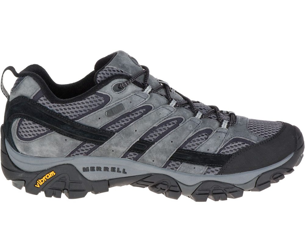 Merrell Vandresko Herre - Moab 2 Waterproof - Grå - JGN694785